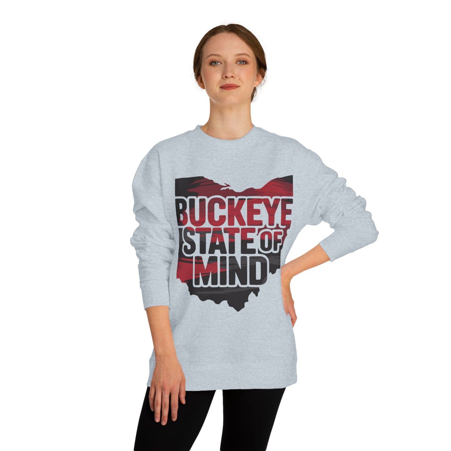 Buckeye State of Mind Sweatshirt — Ohio Vintage Crewneck for Fans