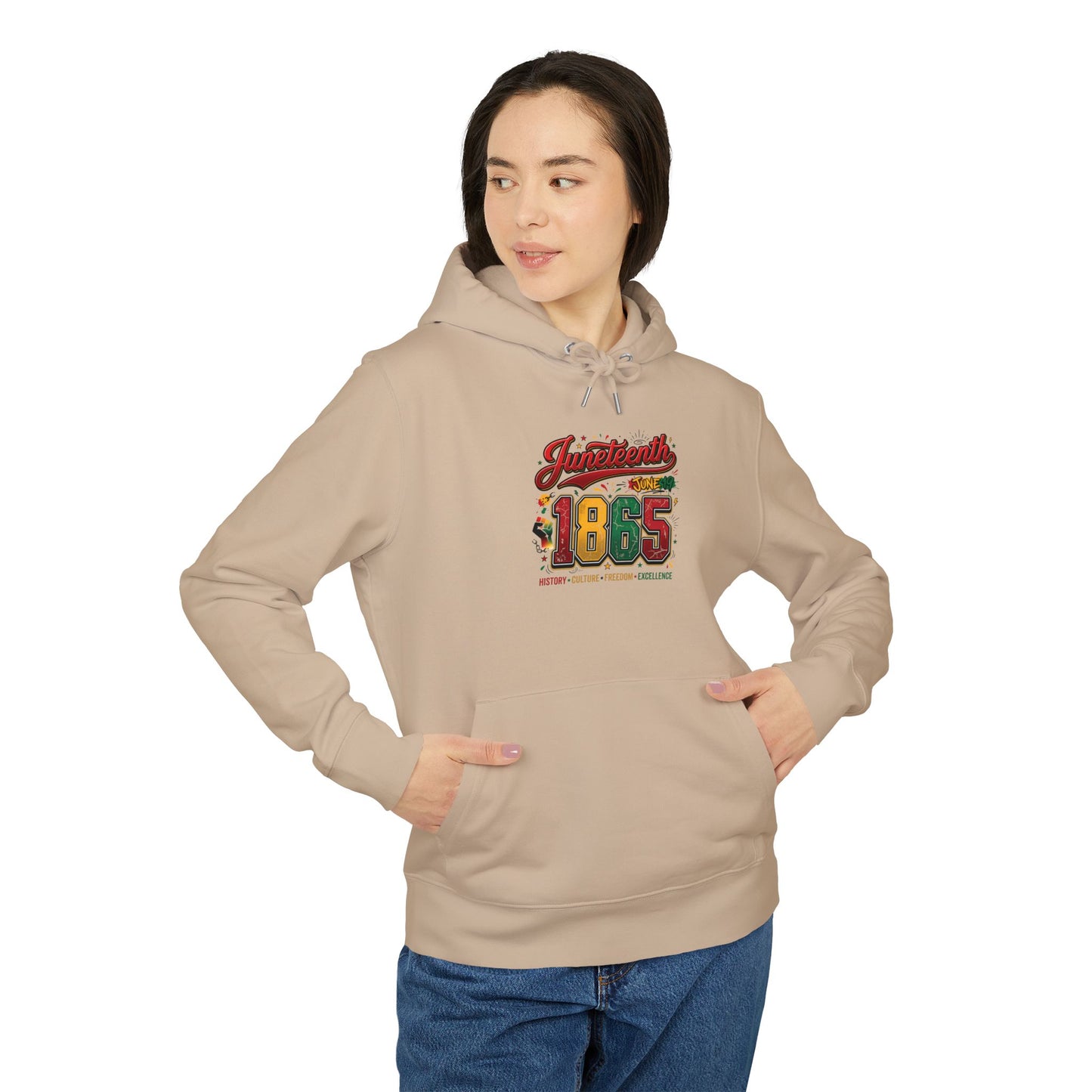 Juneteenth 1865 Hoodie – Black History Celebration Pullover