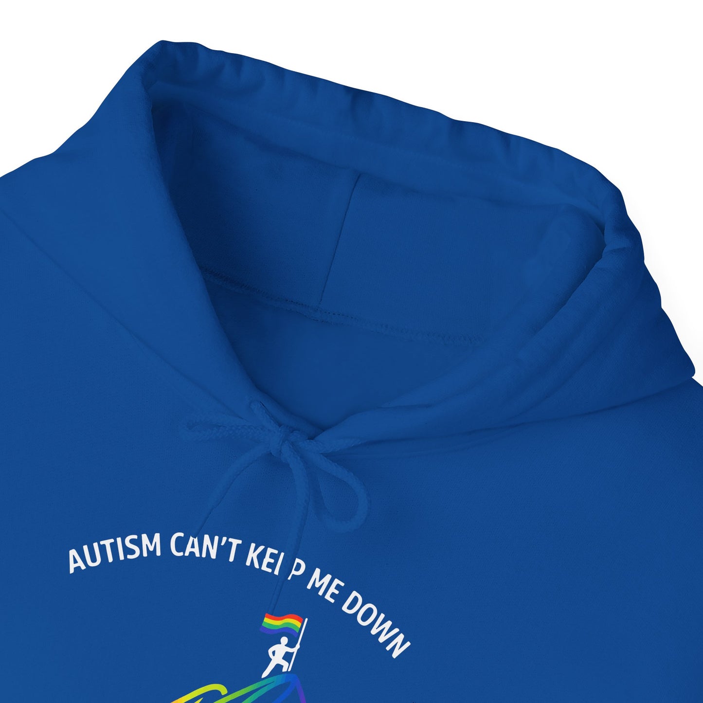 Autism Can't Keep Me Down Fight Resilience Strength Hoodie