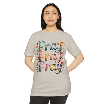 Pray Pray Pray Floral T-Shirt