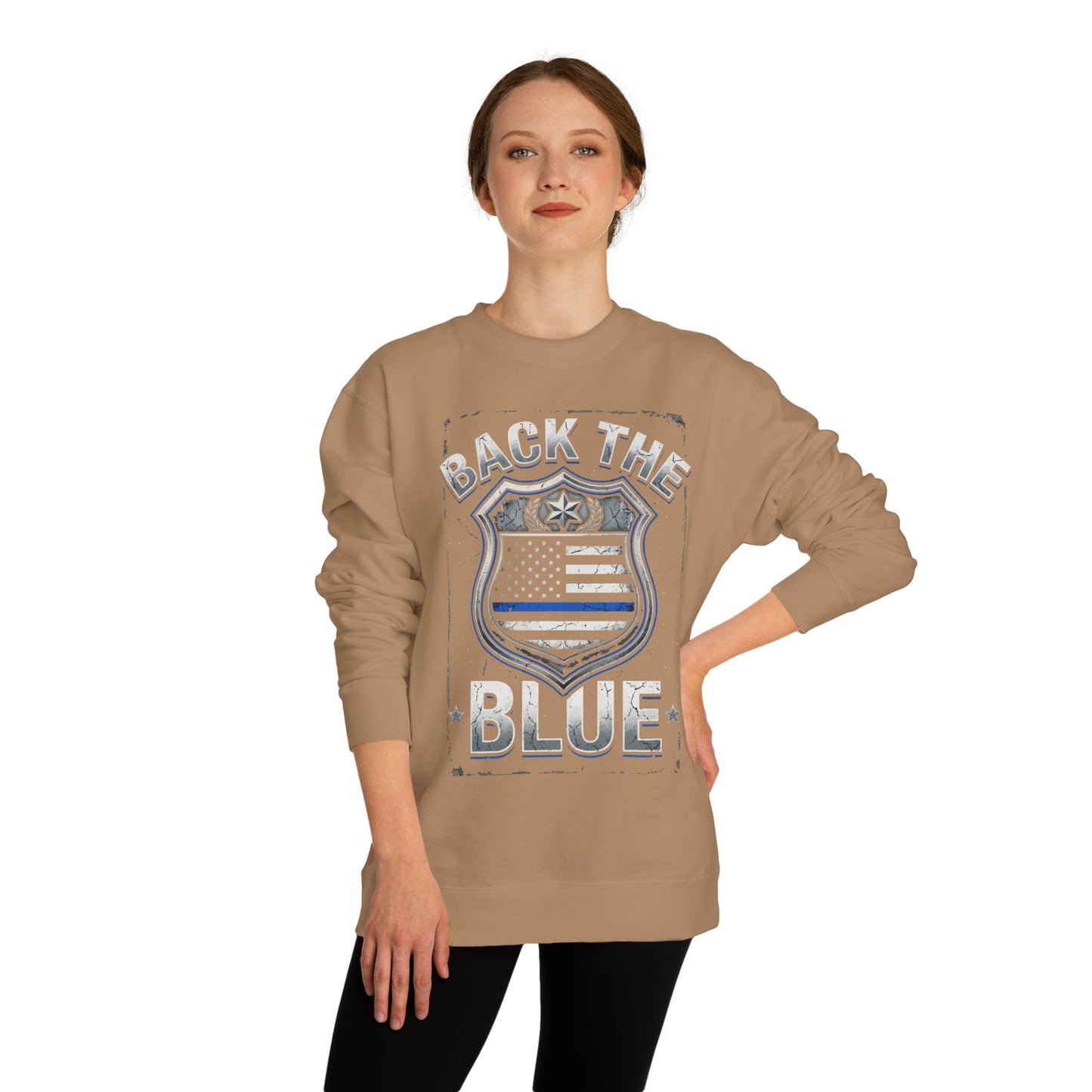 Back the Blue Sweatshirt — Police Support Crewneck