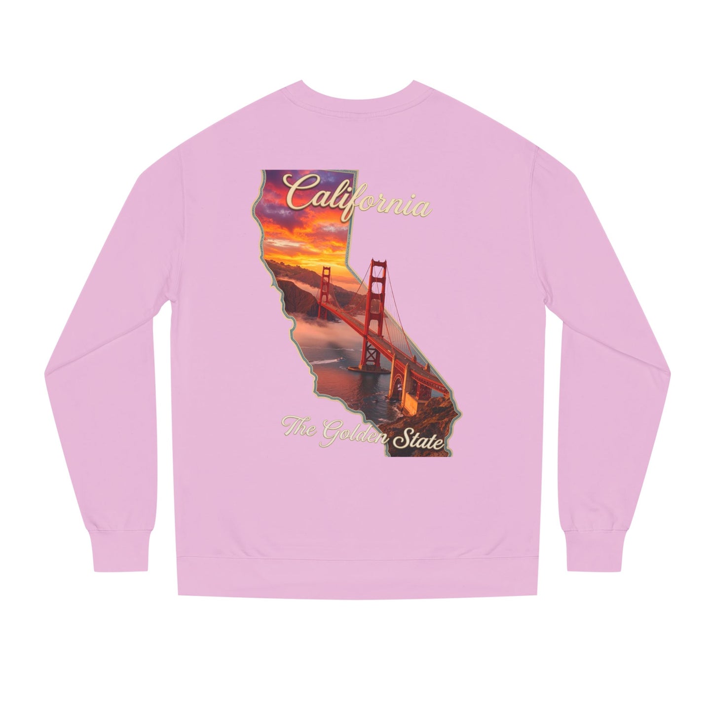 California Golden State Sweatshirt — Golden Gate Sunset Crew