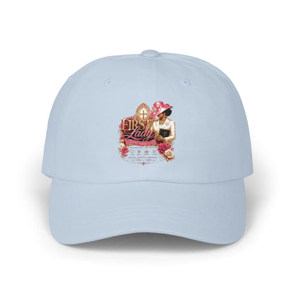Vintage Floral 'Mom' Dad Cap – Retro Mom & Roses Embroidered Baseball Hat