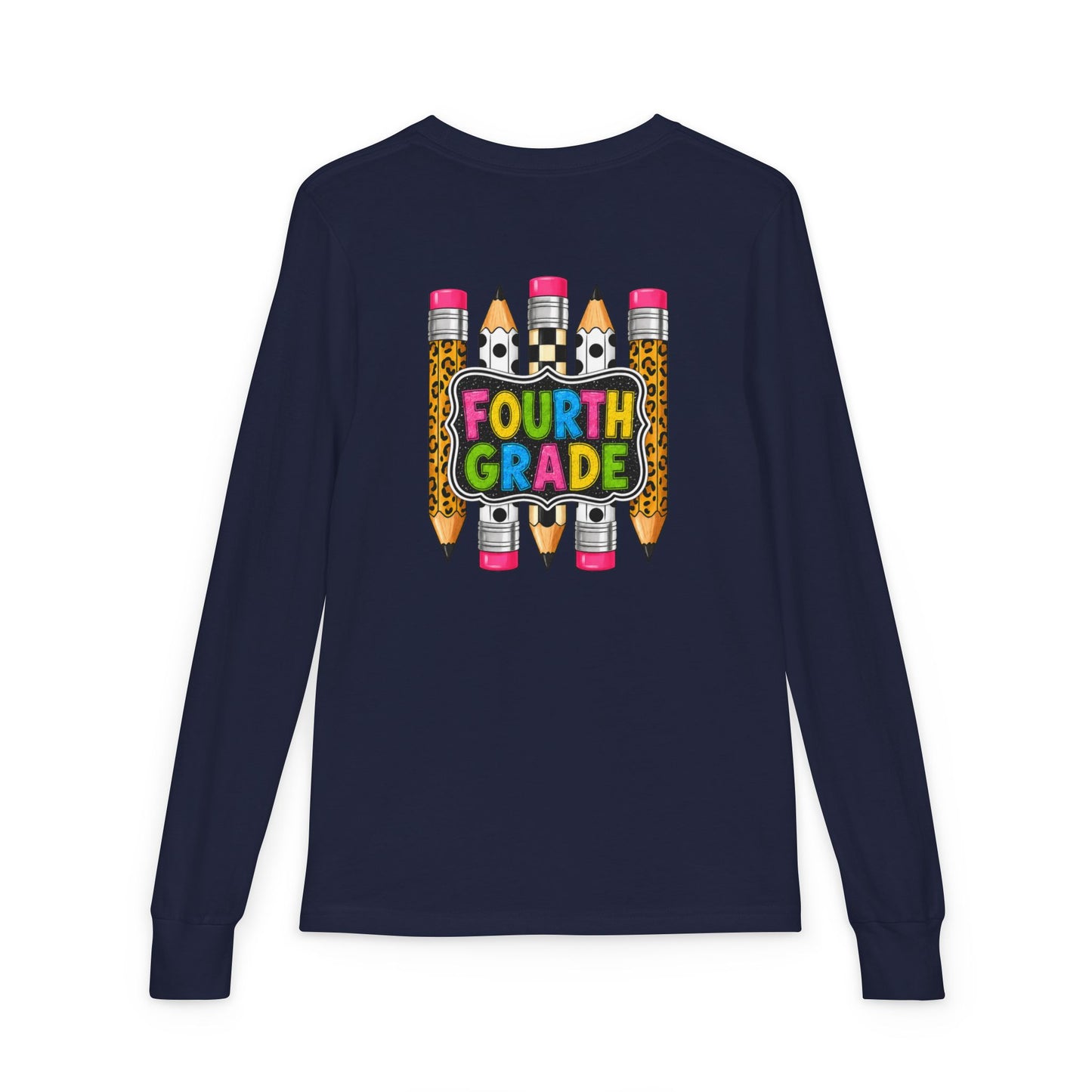 Fourth Grade Pencils Youth Long Sleeve Tee