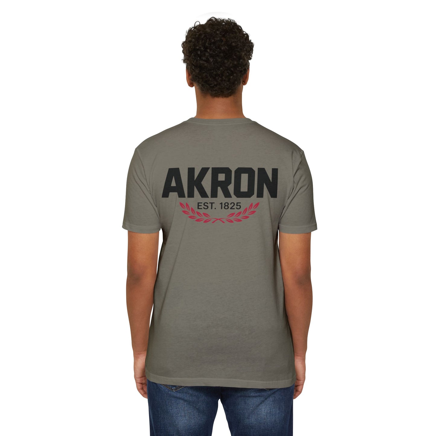 Akron EST. 1825 Retro City T-Shirt — Vintage Collegiate Tee