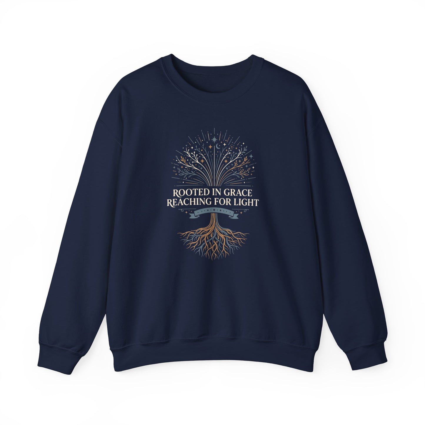 Rooted in Grace Reaching for Light  Sweatshirt