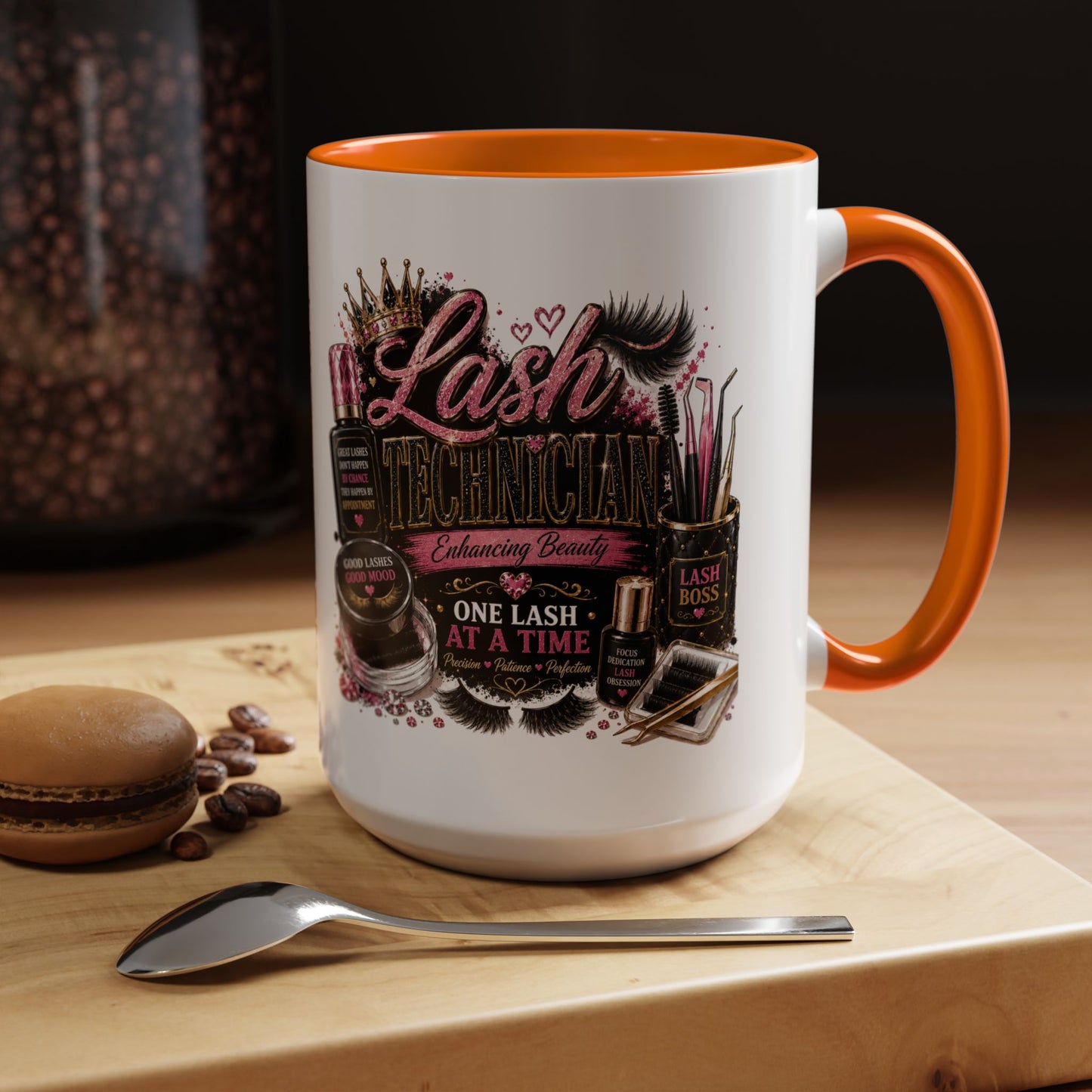 Lash Technician Coffee Mug — "Lash Technician: One Lash at a Time" Accent Mug