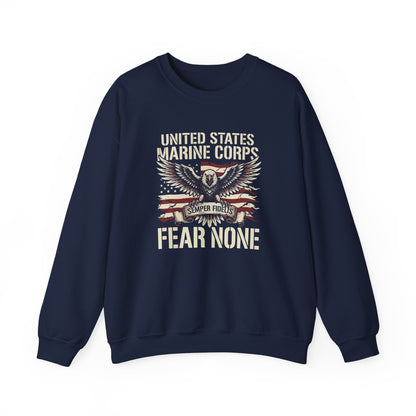 United States Marine Corps Fear None Sweatshirt