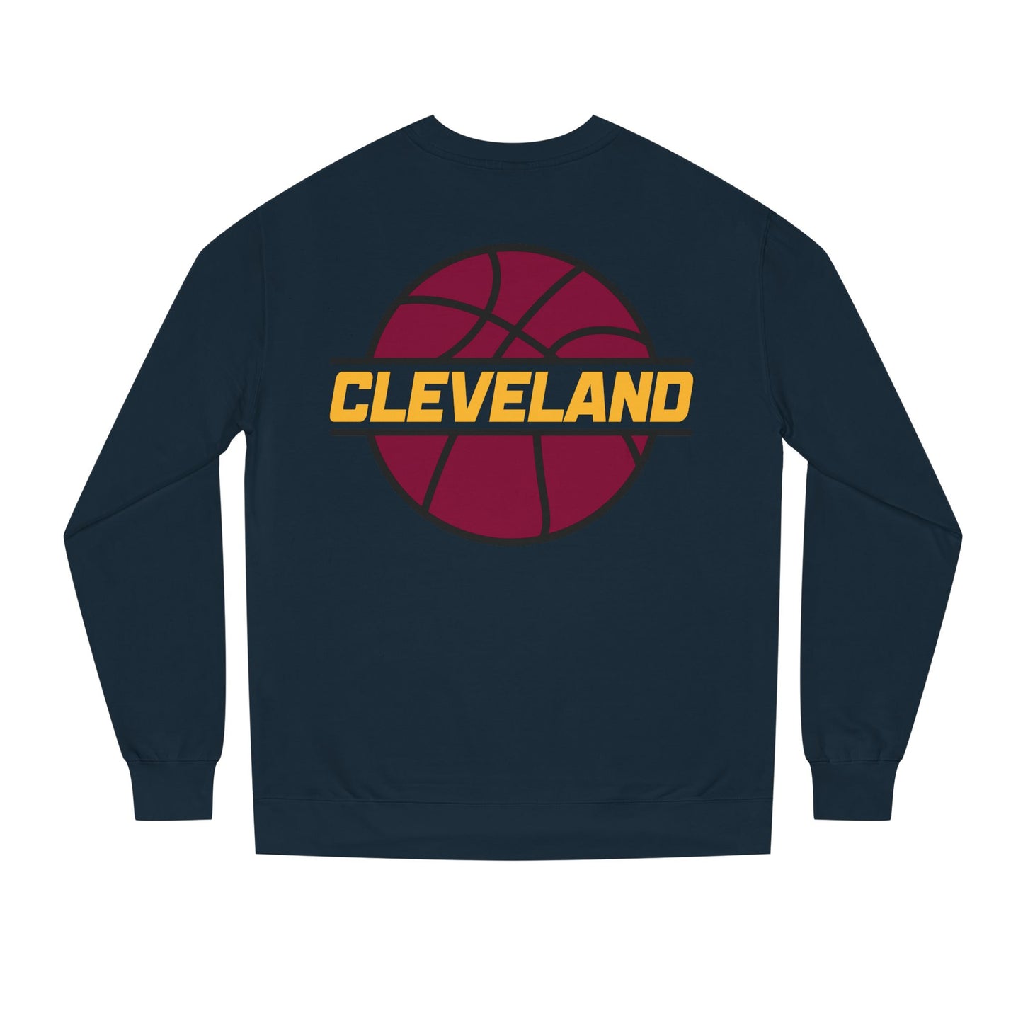 Cleveland Basketball Crewneck Sweatshirt — Retro Hoop Logo