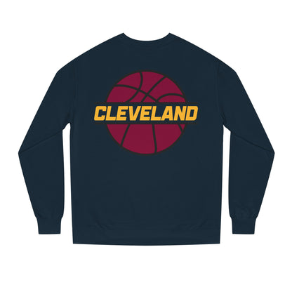Cleveland Basketball Crewneck Sweatshirt — Retro Hoop Logo