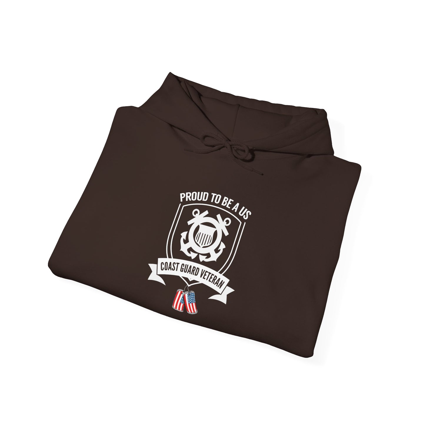 Proud to Be a US Coast Guard Veteran Hoodie