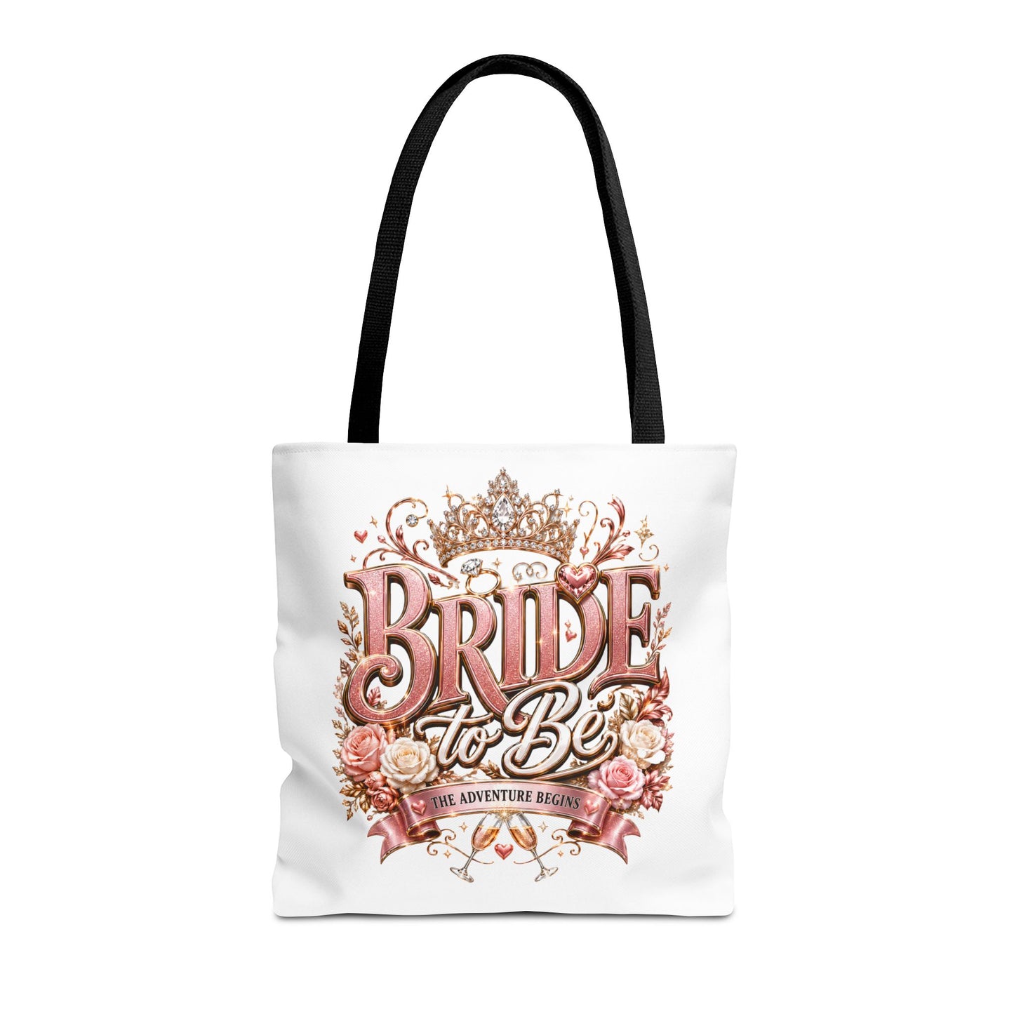 Bride-to-Be Floral Tote Bag - Bachelorette Gift & Bridal Shower Accessory