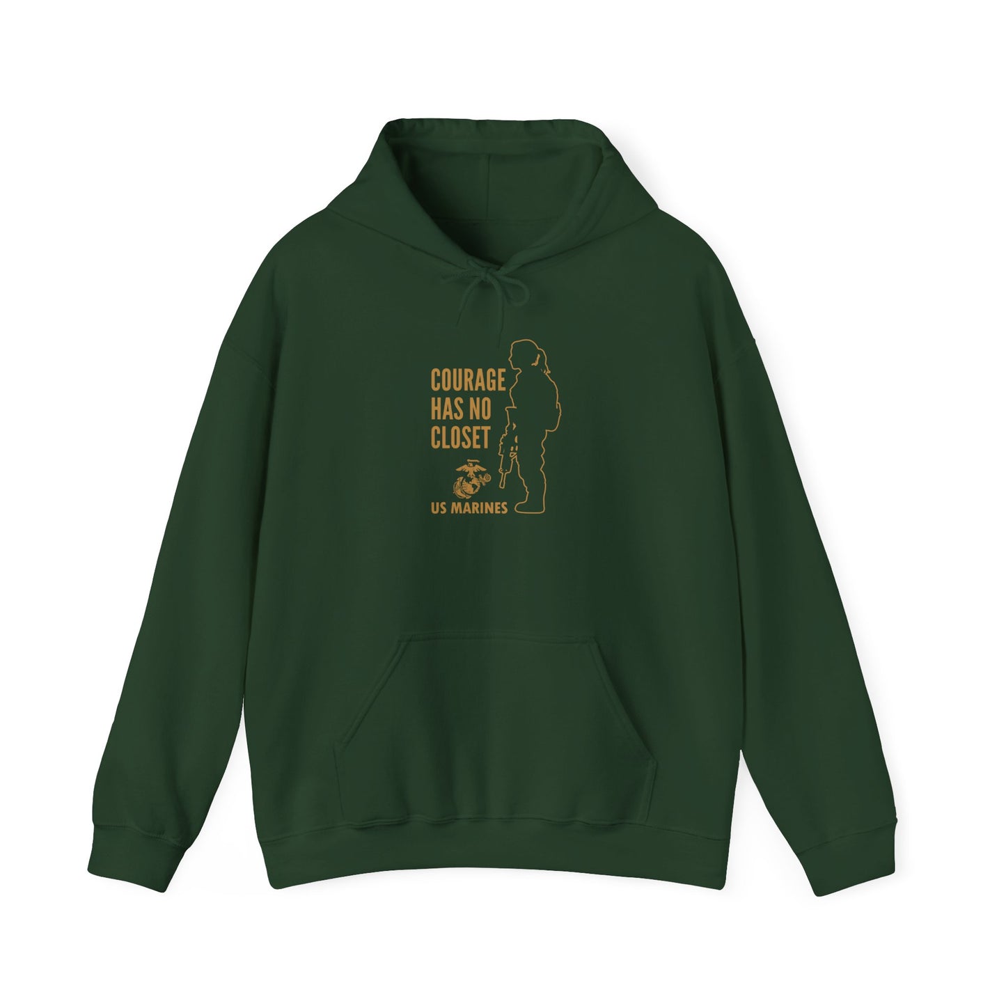 Courage Has No Closet US Marines Hoodie