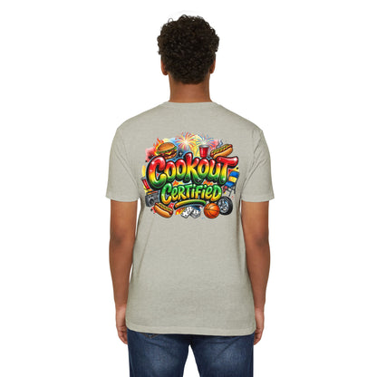 Cookout Certified T-Shirt — BBQ Party Graphic Tee for Summer, Family Gatherings & 4th of July