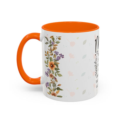 Mom Floral Coffee Mug — "Mom: The Quiet Strength..." Sentimental Mother's Day Gift (11/15oz)