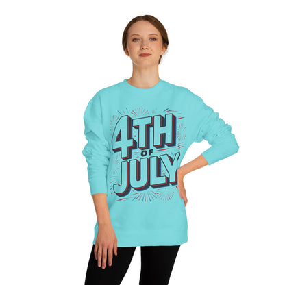 4th of July Sweatshirt - Patriotic Independence Day Crewneck