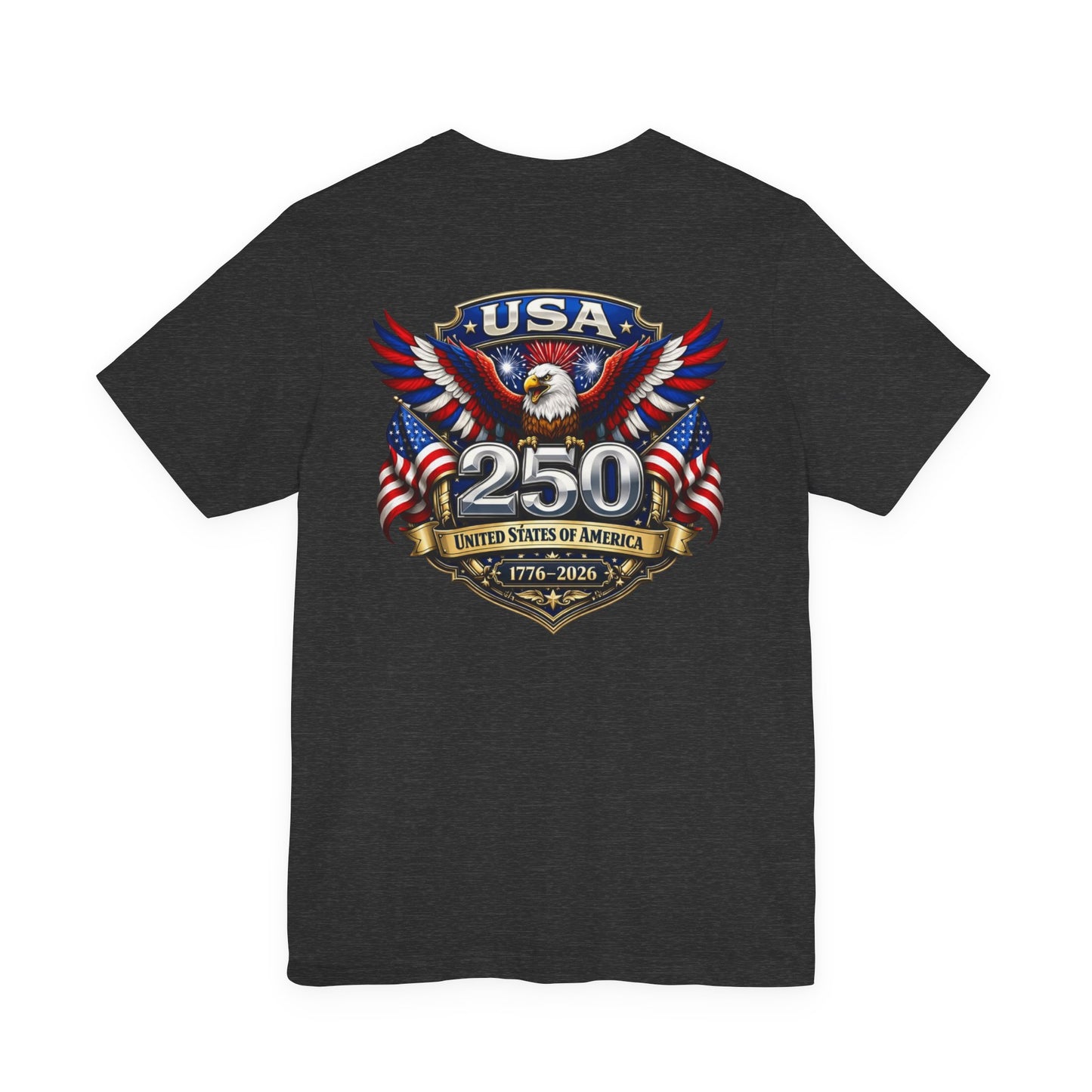 USA 250th Eagle T-Shirt — 1776–2026 Patriotic American Independence Tee