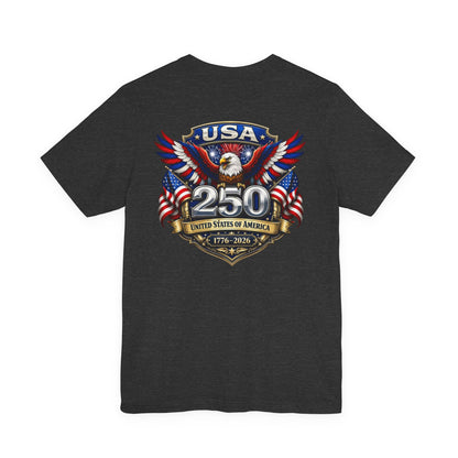 USA 250th Eagle T-Shirt — 1776–2026 Patriotic American Independence Tee