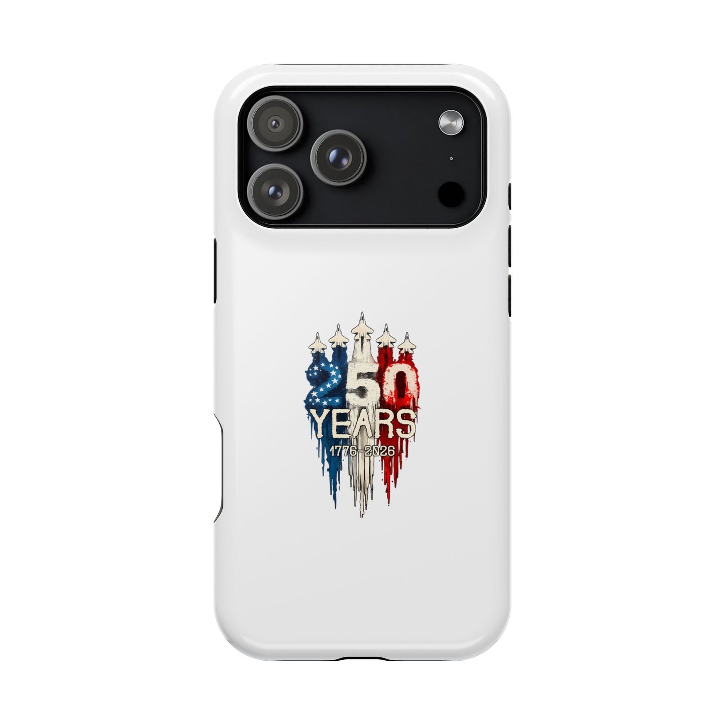 50 Years Patriotic iPhone Case — American Flag Anniversary Magnetic Impact-Resistant Case