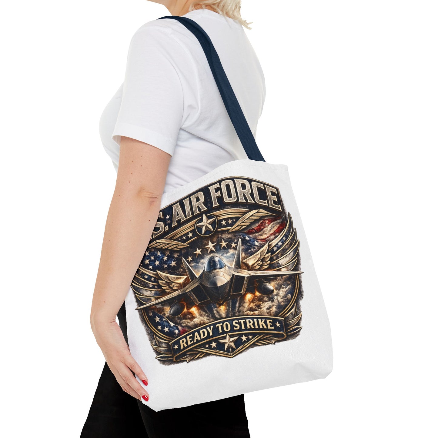U.S. Air Force "Ready to Strike" Tote Bag
