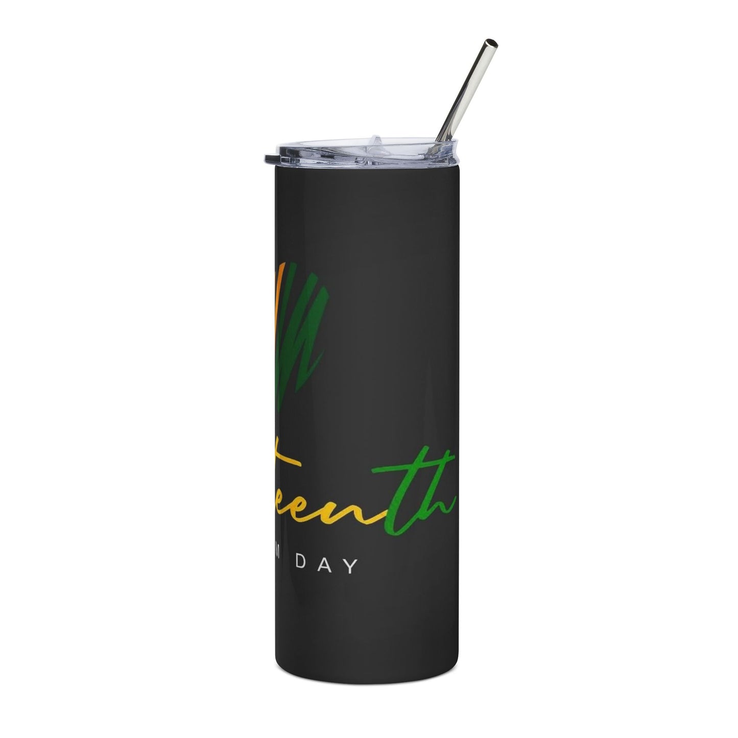 Juneteenth Freedom Heart 20oz Stainless Steel Tumbler