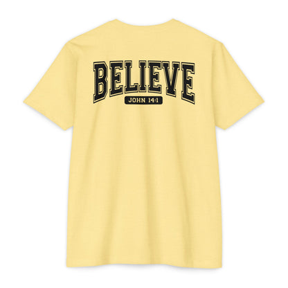 Believe John 14:1 T-Shirt — Faith-Inspired Biblical Tee