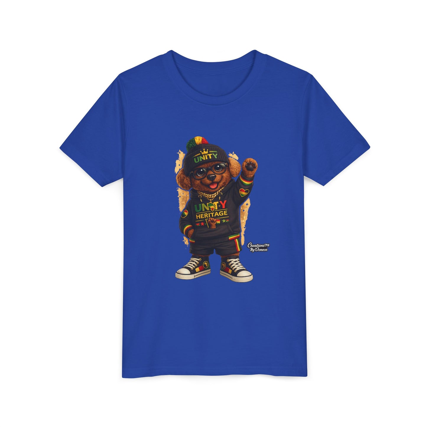 Kids Unity Heritage Tee — Youth Short Sleeve Shirt with 'Unity' Design