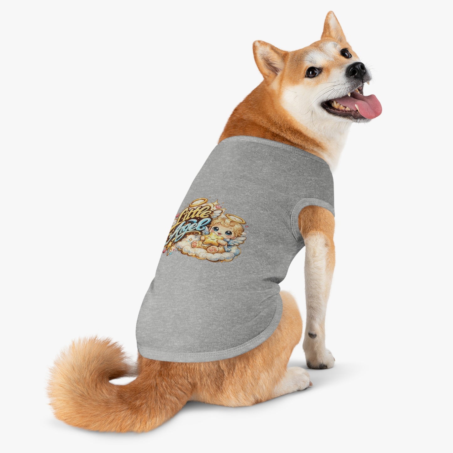 Little Angel Pet Tank Top — Cute Angel Puppy & Kitten Shirt for Small Dogs and Cats