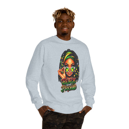 Black and Proud Crewneck Sweatshirt