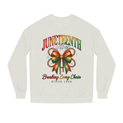 Juneteenth Crewneck Sweatshirt — "Breaking Every Chain" Celebration Pullover