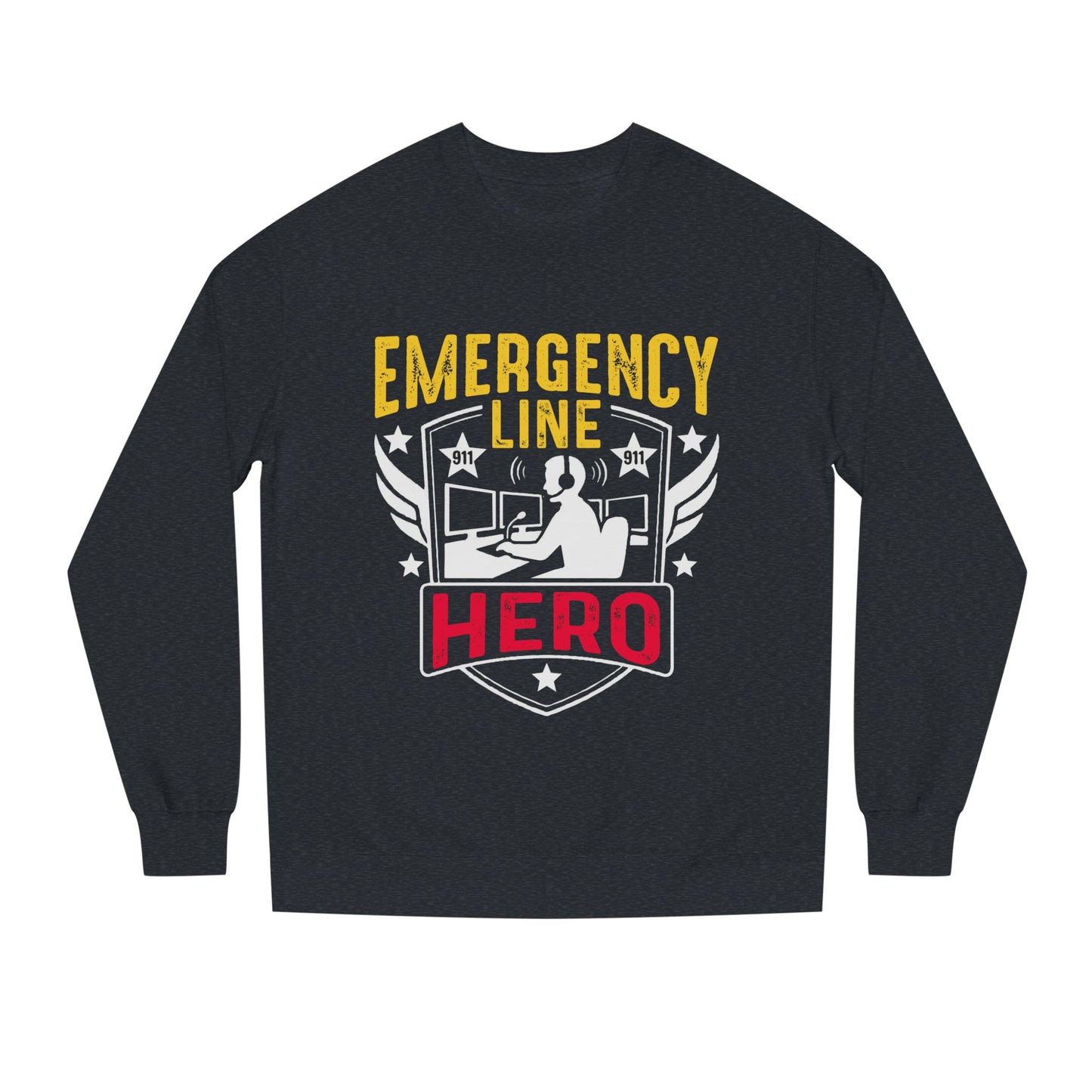 Emergency Line Hero Sweatshirt — 911 Dispatcher Tribute Crewneck