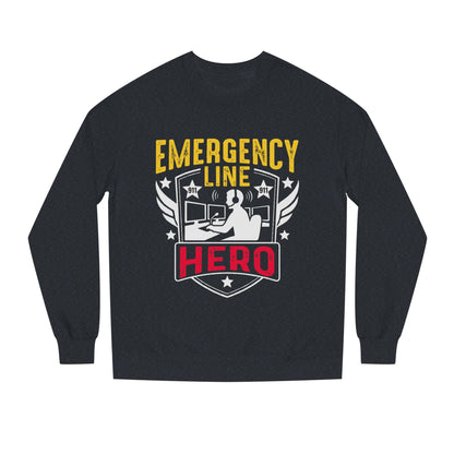 Emergency Line Hero Sweatshirt — 911 Dispatcher Tribute Crewneck