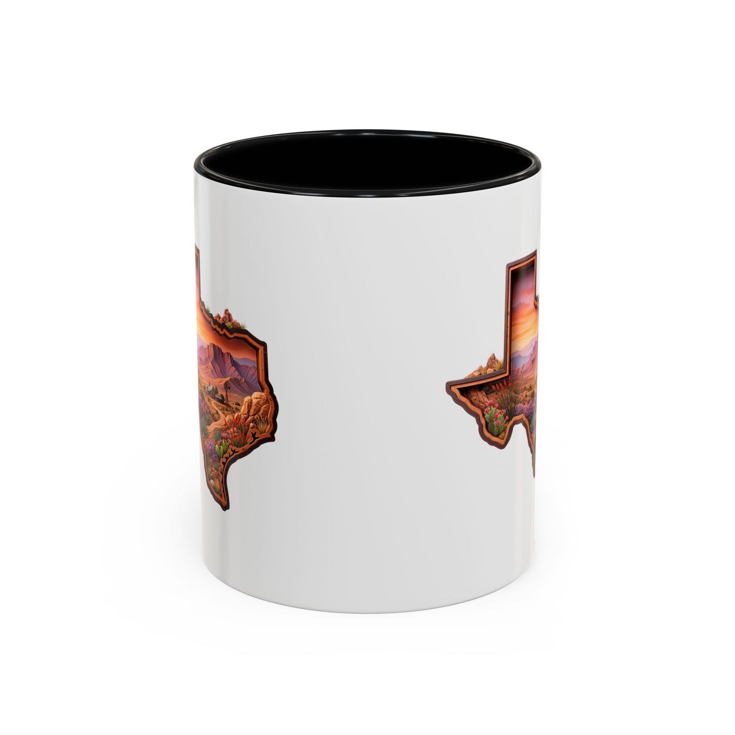 Texas Sunset Accent Coffee Mug – Scenic Lone Star State Landscape (11/15oz)