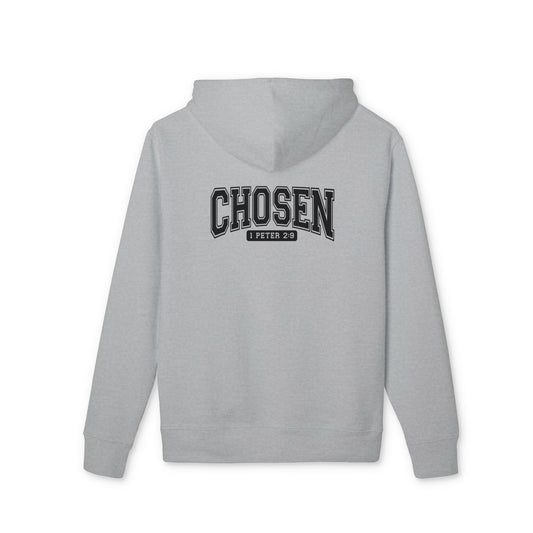 Chosen Hoodie – 'Chosen' College-Style Graphic Pullover (1 Peter 2:9)
