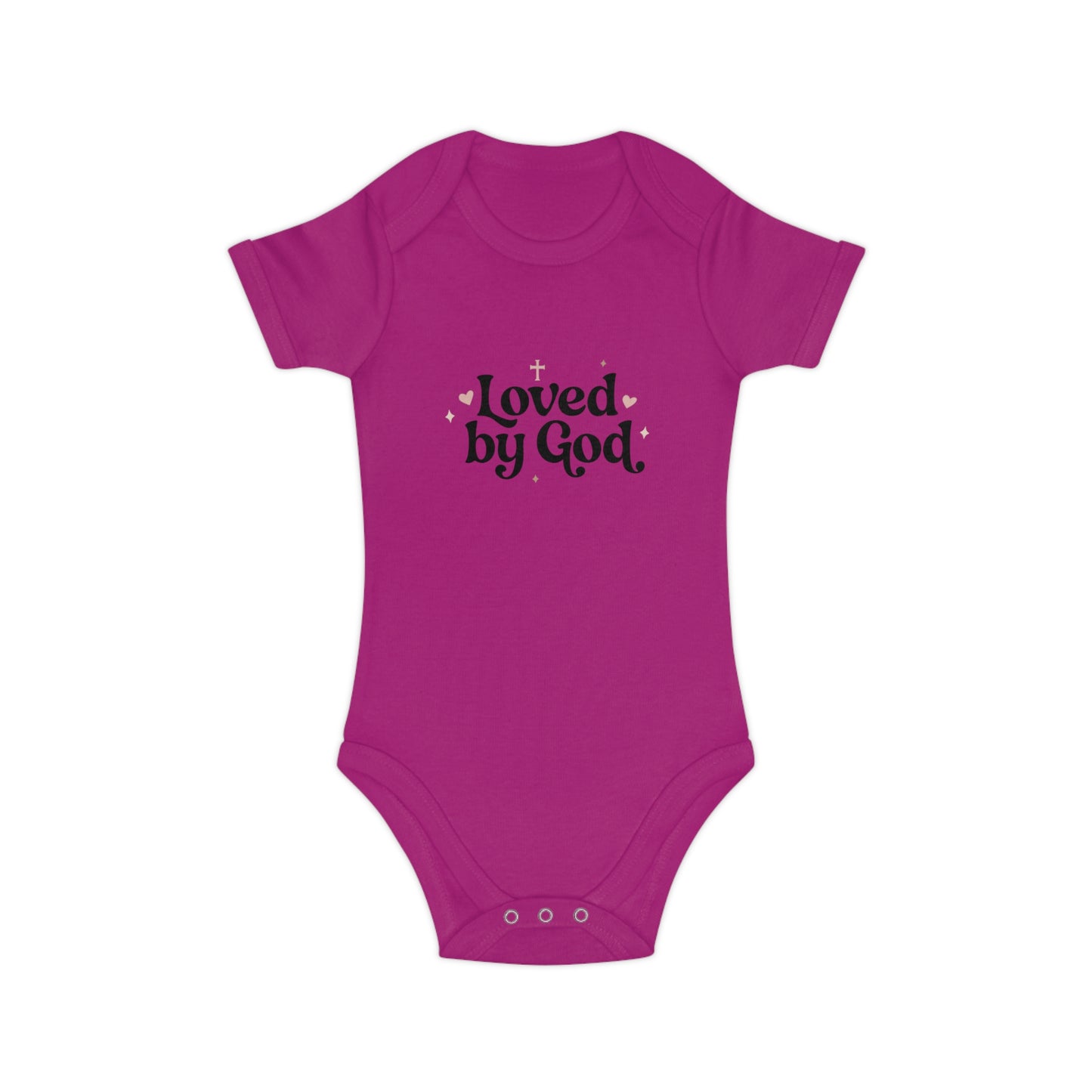 Loved by God Baby Bodysuit - Christian Infant Onesie