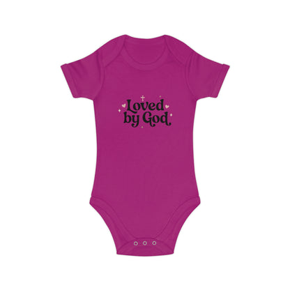 Loved by God Baby Bodysuit - Christian Infant Onesie