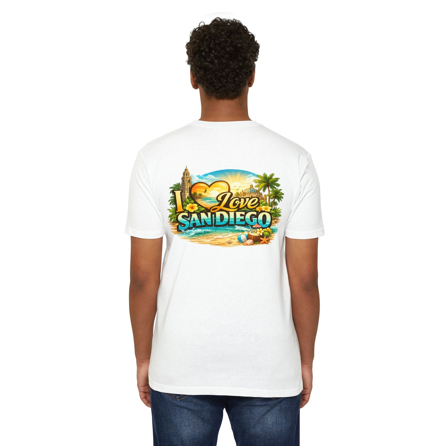 I Love San Diego T-Shirt — Vintage Beach Vacation Tee