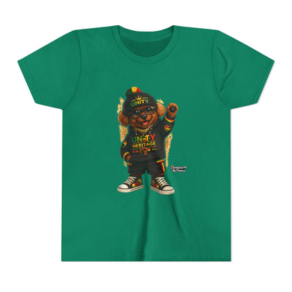 Kids Unity Heritage Tee — Youth Short Sleeve Shirt with 'Unity' Design