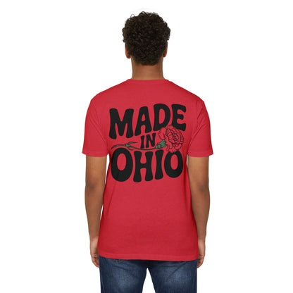 Made in Ohio T-Shirt — Vintage Floral State Pride Tee