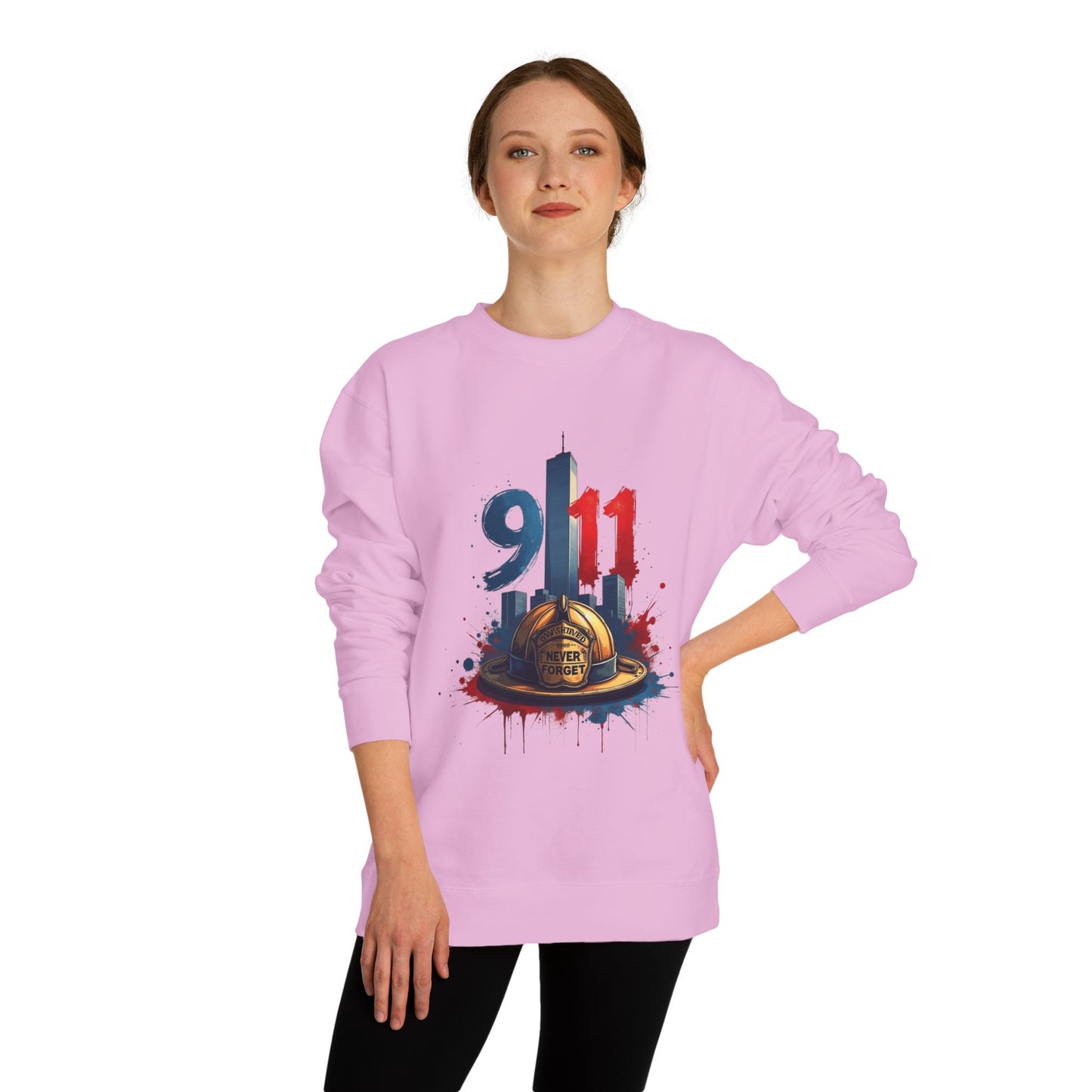 9/11 Memorial Sweatshirt – Firefighter Tribute Crewneck