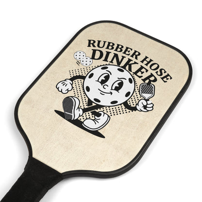 Pickleball Paddle Set – “Rubber Hose Dinker” Vintage Graphic Kit (2 Paddles + Balls)