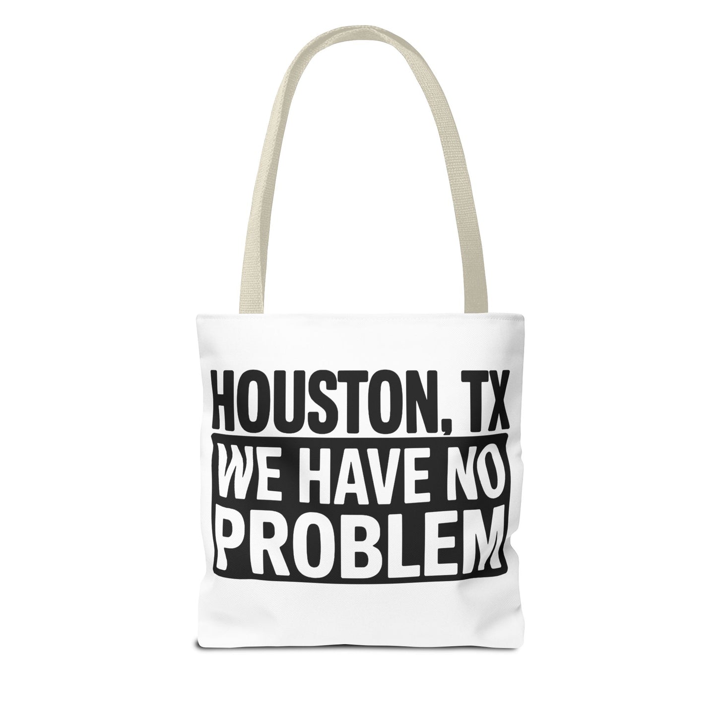 Houston TX Tote Bag — 'We Have No Problem' Graphic Market Tote