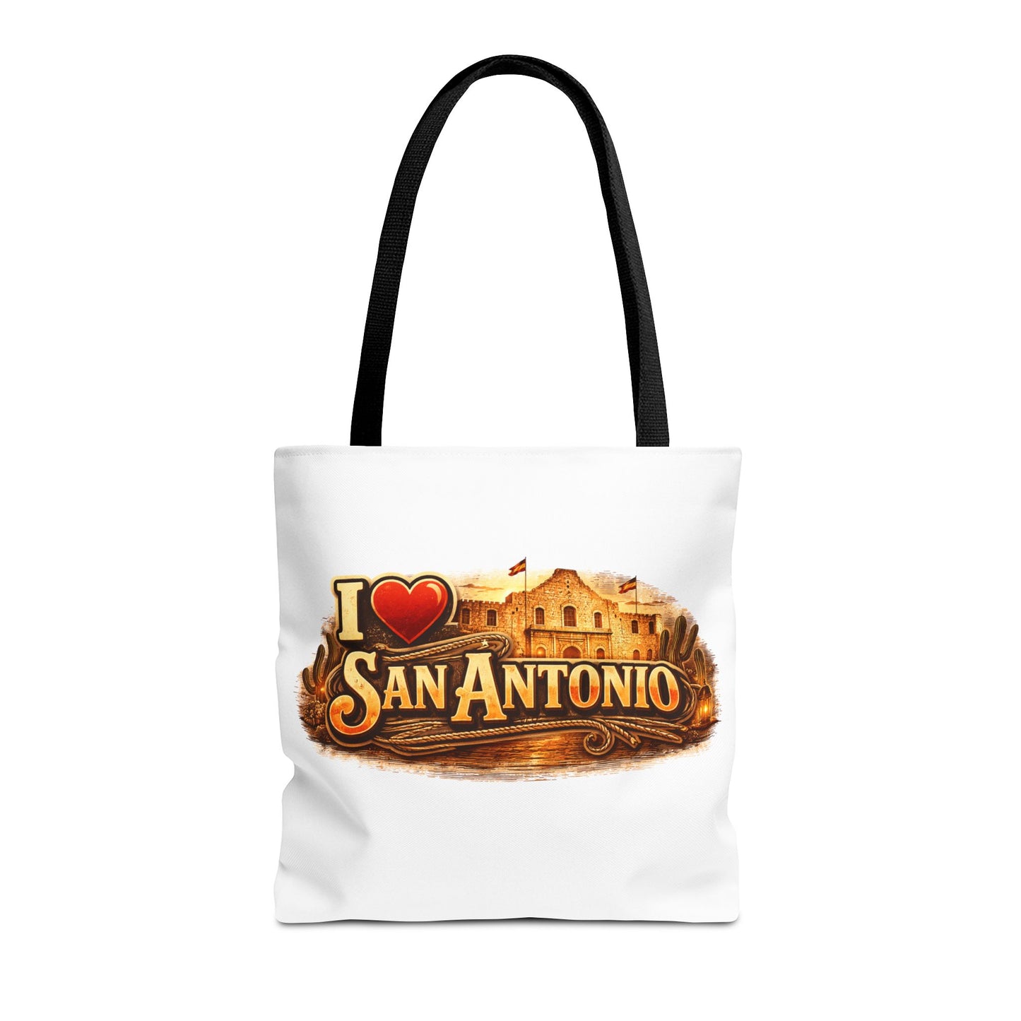 I  San Antonio Tote Bag — Alamo Vintage Souvenir Tote