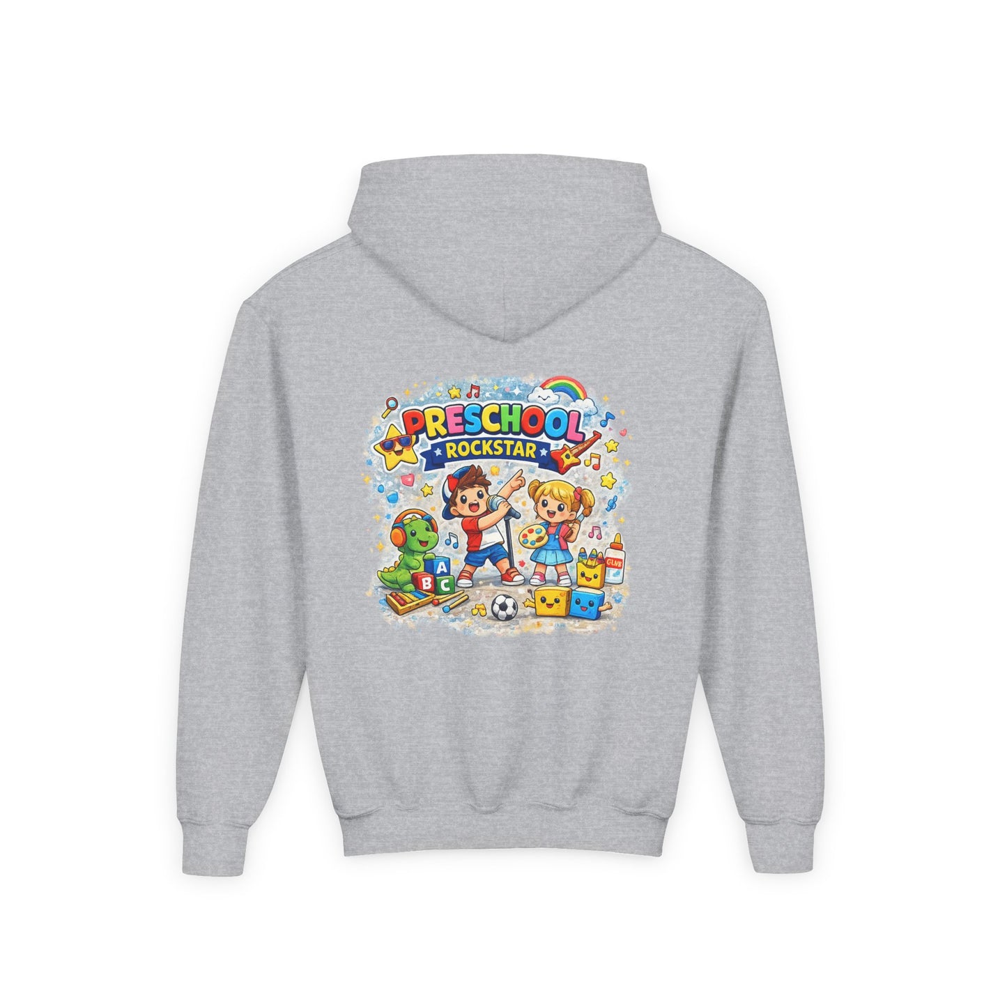 Preschool Rockstar Kids Hoodie — Cute Preschool Graduation & Back-to-School Sweatshirt
