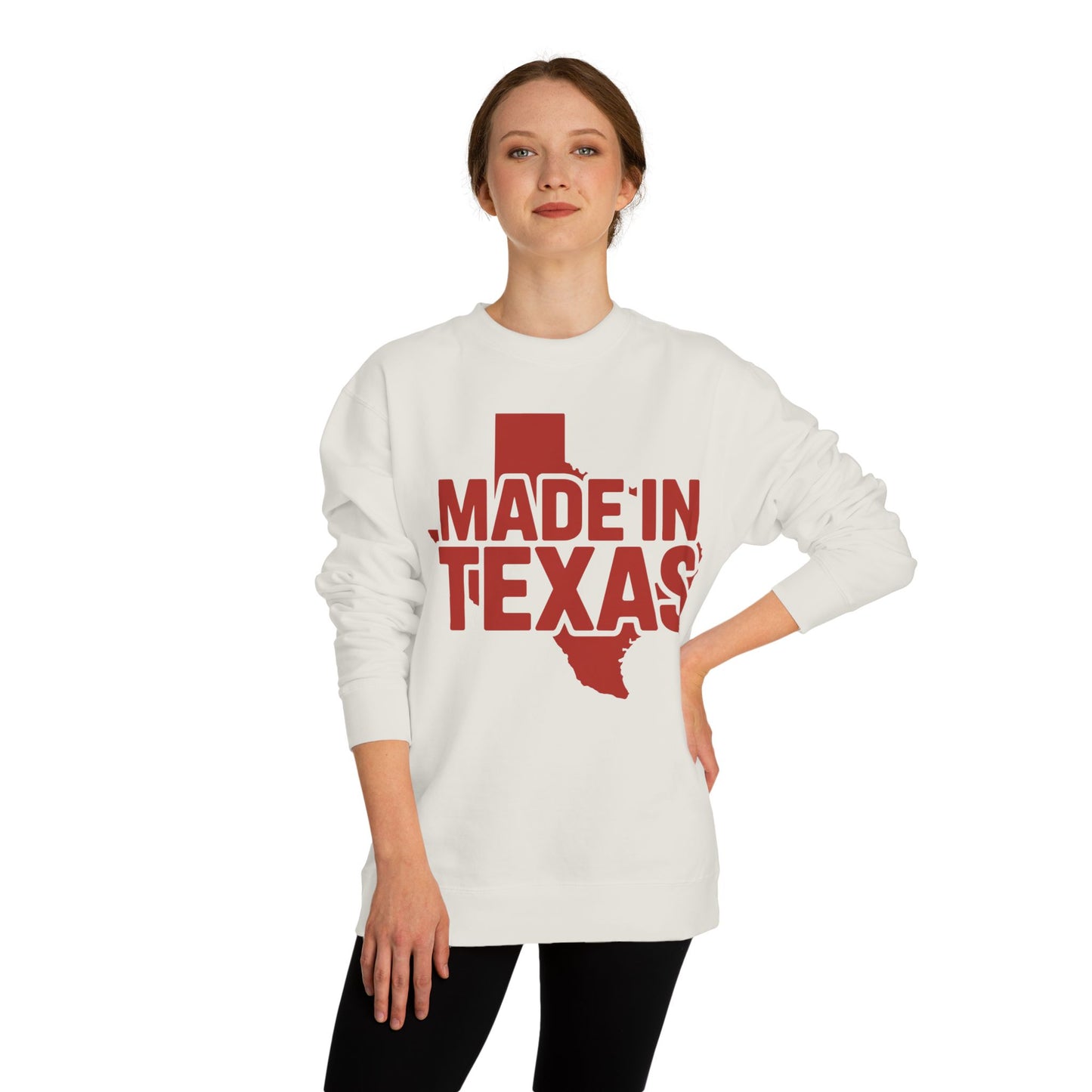 Made in Texas Sweatshirt — Retro State Pride Crewneck