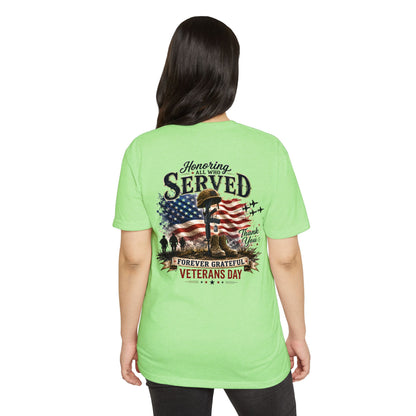 Veterans Day "Honoring All Who Served" T-Shirt