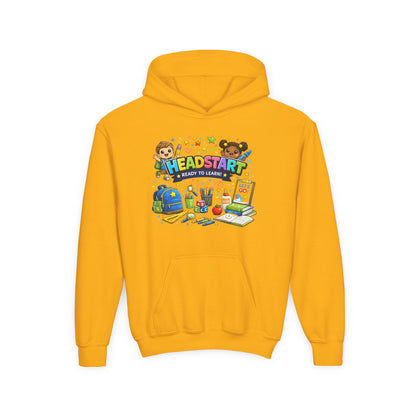 Head Start Kids Hoodie – 'Ready to Learn' Back-to-School Youth Sweatshirt