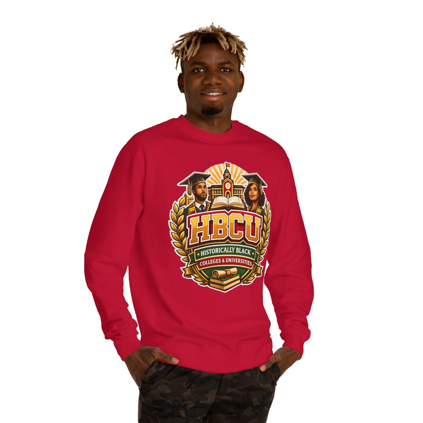 HBCU Crest Sweatshirt — Historically Black Colleges & Universities Crewneck