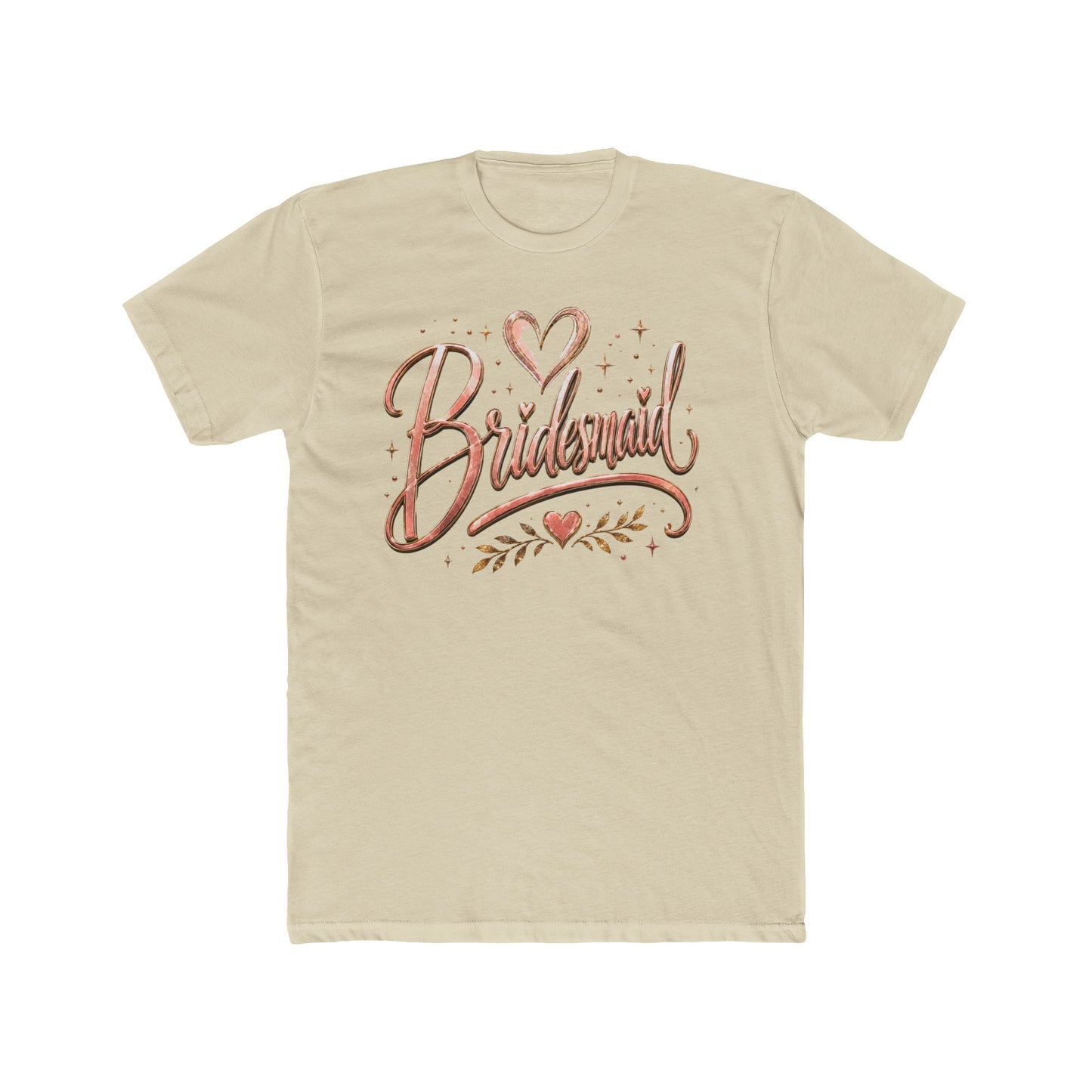 Bridesmaid Rose Gold Script T-Shirt