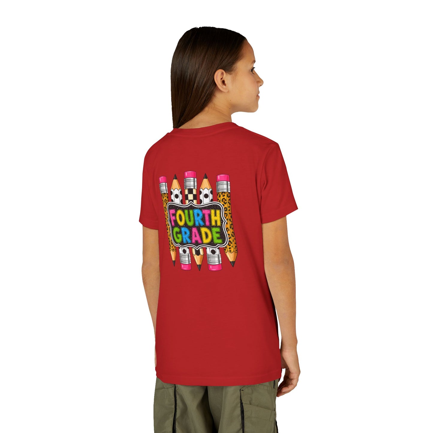 Fourth Grade Pencil Kids Tee – Back to School Youth Shirt